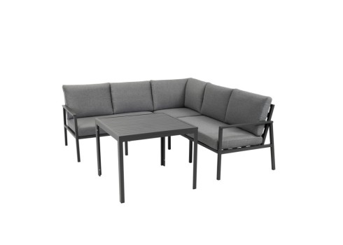 Aiamööblikomplekt ADRIAN laud, nurgadiivan