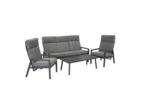 Aiamööblikomplekt CASPER laud, diivan ja 2 tooli