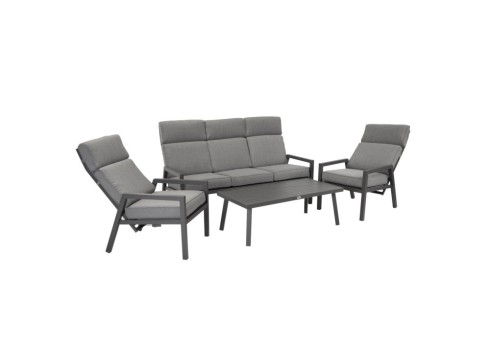 Aiamööblikomplekt CASPER laud, diivan ja 2 tooli