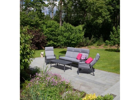 Aiamööblikomplekt CASPER laud, diivan ja 2 tooli