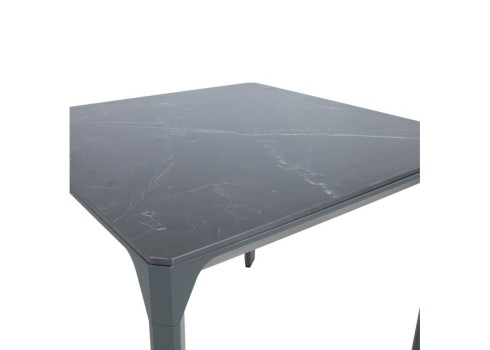 Laud CARVES 90x90xH75cm, antratsiit