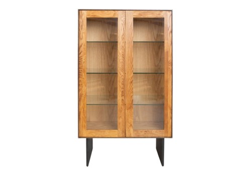Vitriinkapp VALENCIA 90x45xH160cm, tamm