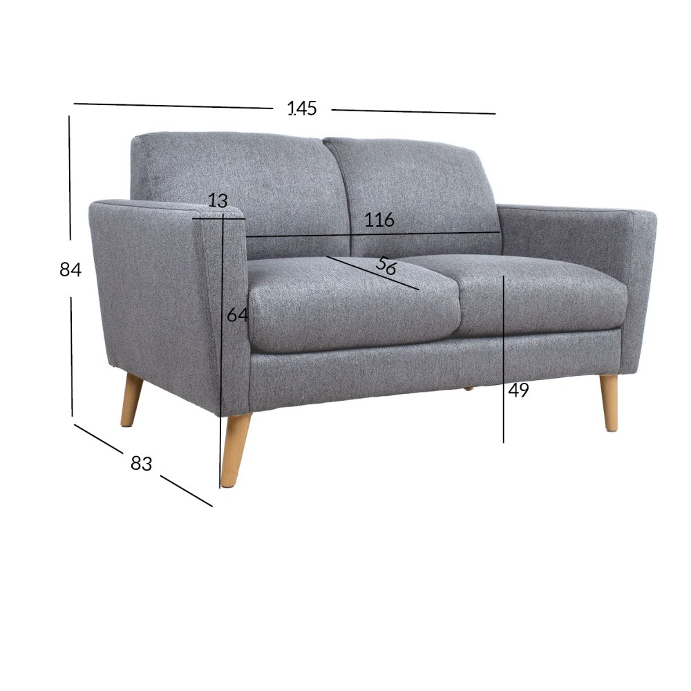 Diivan KAILI 2-kohaline, hall