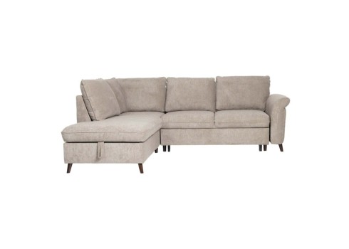 Nurgadiivanvoodi LINDY vasak nurk, helepruun