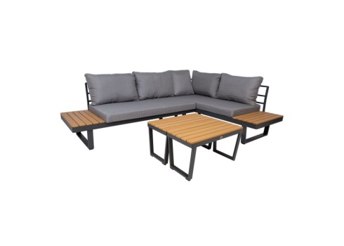 Aiamööblikomplekt MALTA mooduldiivan, 2 lauda