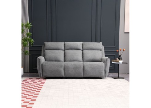 Diivan MAREN 3-kohaline manuaalne recliner, hall