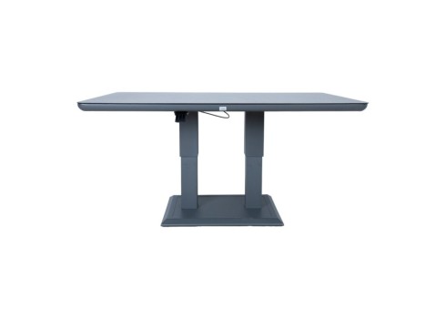 Laud TOMSON 150x90xH2-75cm, tumehall klaasplaadiga