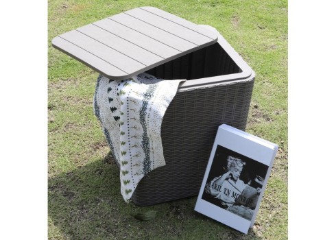 Säilituskast BOCAS 39x39x42cm-43L, hall plastik