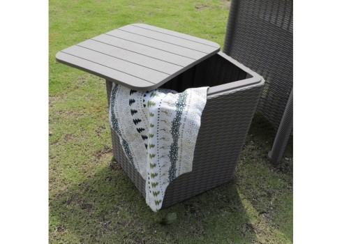 Säilituskast BOCAS 39x39x42cm-43L, hall plastik