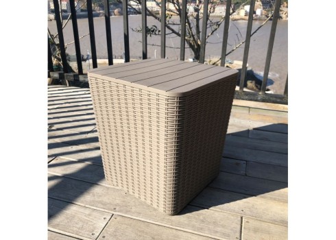 Säilituskast BOCAS 39x39x42cm-43L, hall plastik