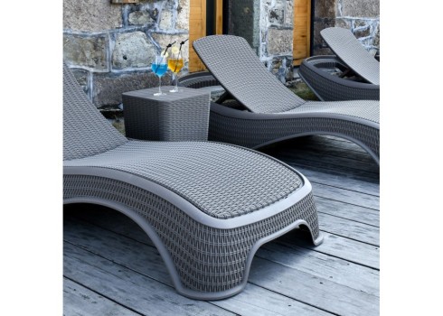 Säilituskast BOCAS 39x39x42cm-43L, hall plastik