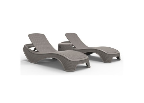 Lamamistool NEWPORT hallikasbeež plastik