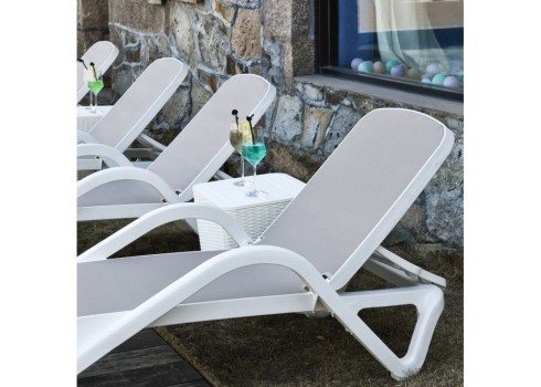 Lamamistool RESORT beež plastik