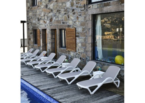 Lamamistool RESORT beež plastik