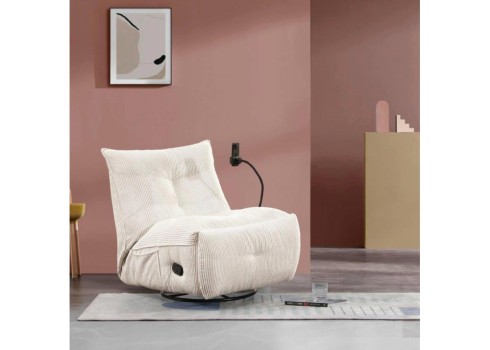 Puhketool WIN-WIN manuaalne recliner, koorevalge