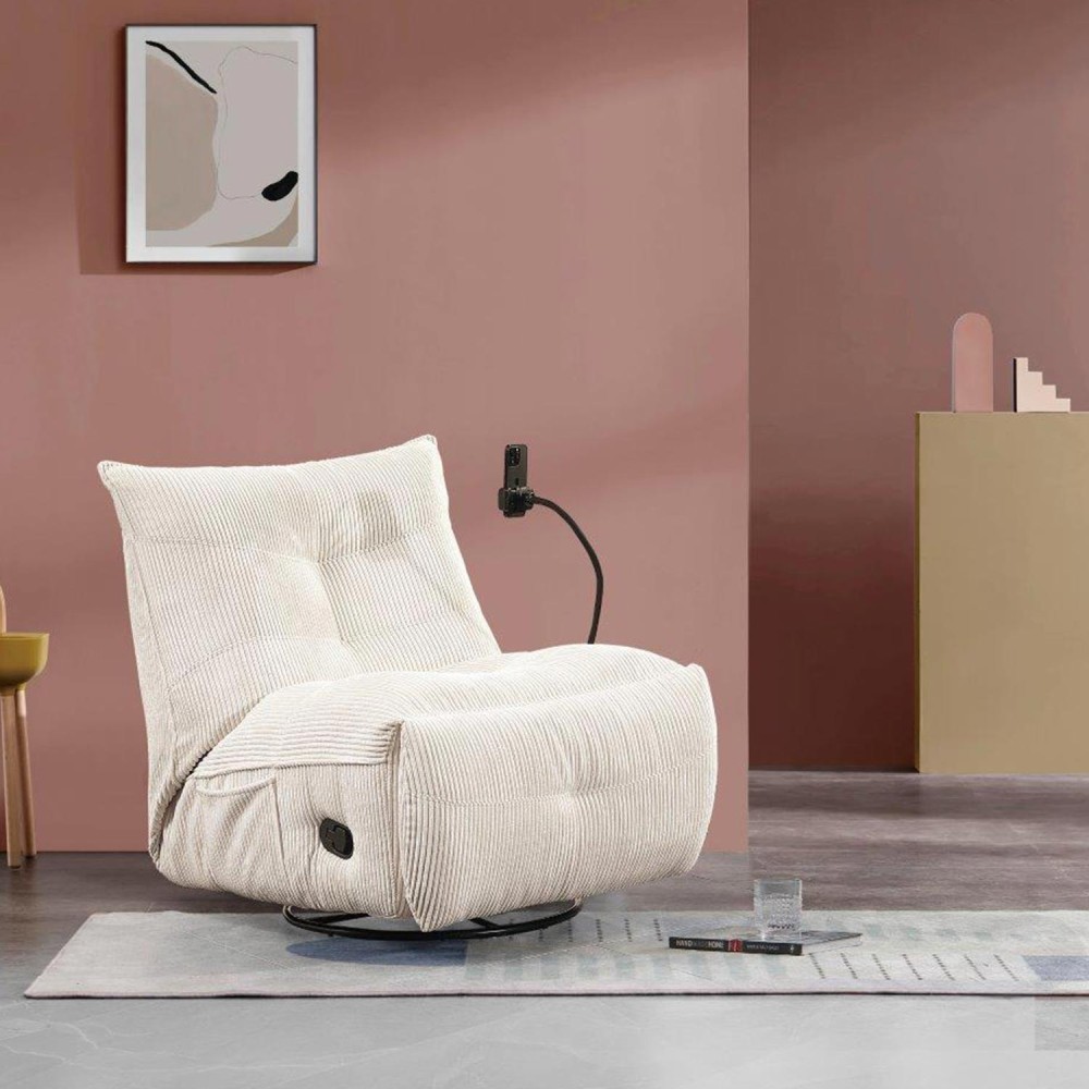 Puhketool WIN-WIN manuaalne recliner, koorevalge