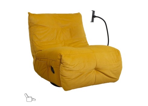 Puhketool WIN-WIN manuaalne recliner, kollane