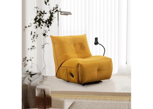 Puhketool WIN-WIN manuaalne recliner, kollane