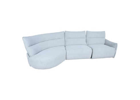 Nurgadiivan CANNES VN elektriline recliner, helehall