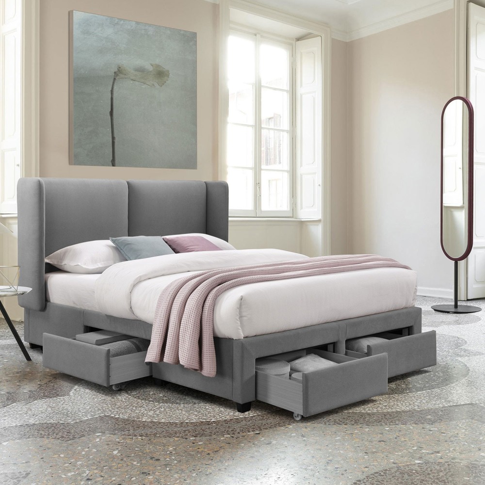 Voodi SUGI 160x200cm, hall