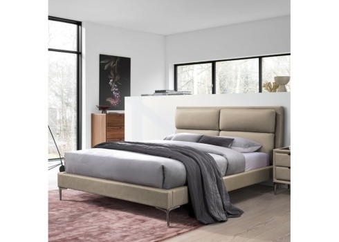 Voodi LENA 160x200cm, beež