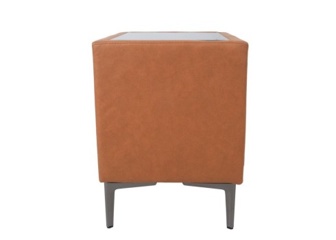 Öökapp LENA 50,5x41xH54cm, konjakipruun