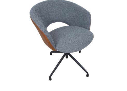 Töötool KARINA ilma ratasteta, hall-helepruun