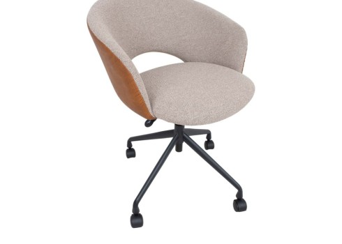 Töötool KARINA ratastega, beež-helepruun