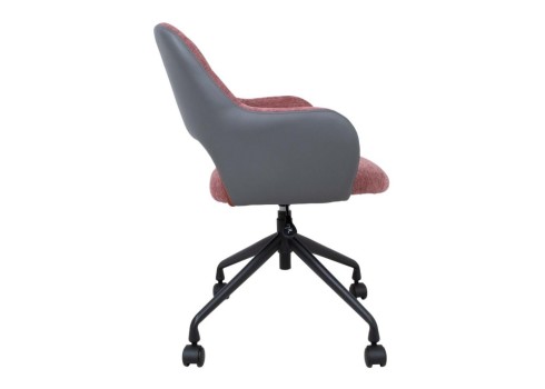 Töötool KENO ratastega, tumeroosa-hall