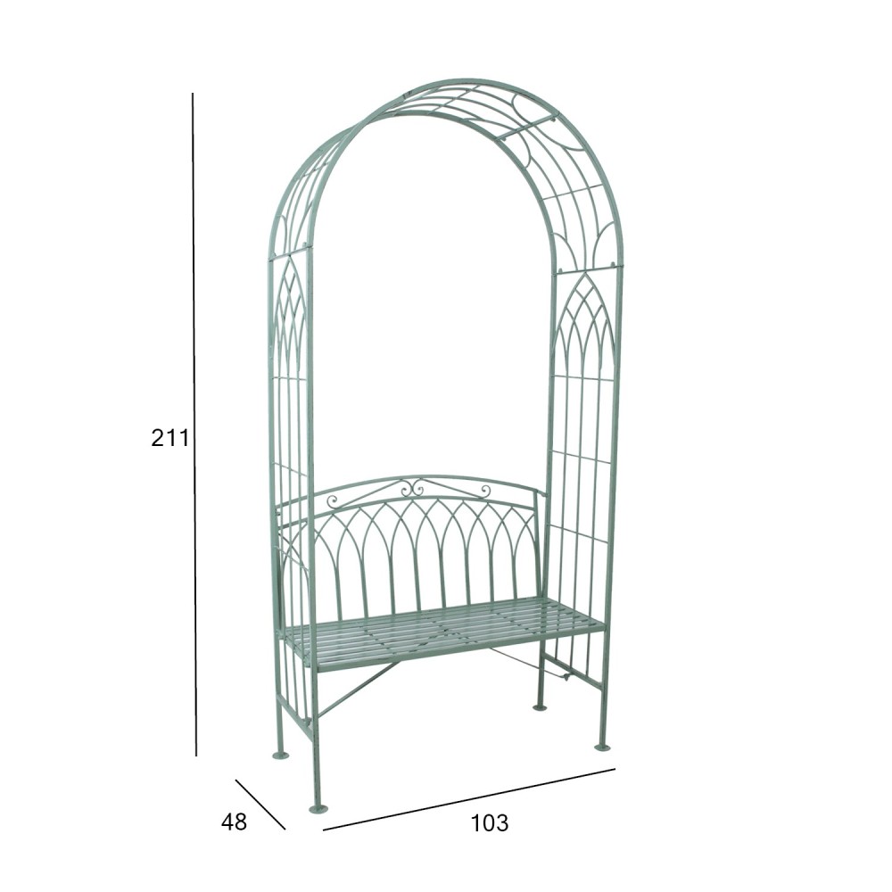 Pink MINT kaarega, antiikroheline metall