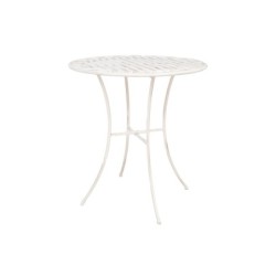 Laud JASMINE D70xH75cm, antiikvalge metall