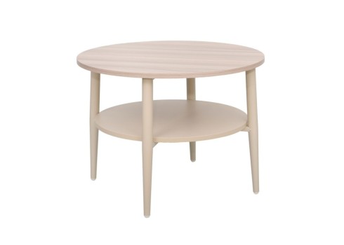 Diivanilaud LESTER 60x60xH45cm, hele puit-beež