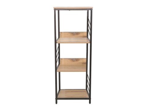 Riiul DIMITRA 40x40xH124cm, rustik-must