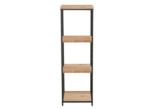 Riiul DIMITRA 40x40xH124cm, rustik-must