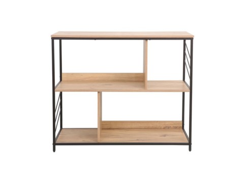 Riiul DIMITRA 100x40xH83,5cm, rustik-must