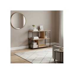 Riiul DIMITRA 100x40xH83,5cm, rustik-must