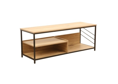 TV laud DIMITRA 120x40xH45cm, rustik-must