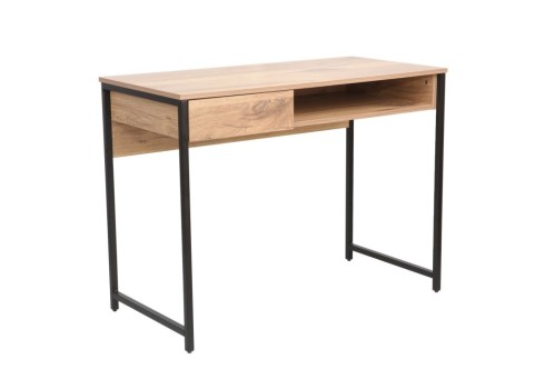 Kirjutuslaud DIMITRA 100x50xH76cm, rustik-must