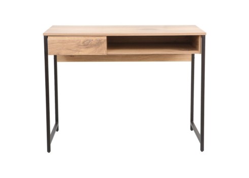 Kirjutuslaud DIMITRA 100x50xH76cm, rustik-must