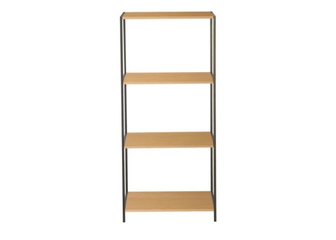 Riiul HARPER 50x30xH110,5cm, saar-must
