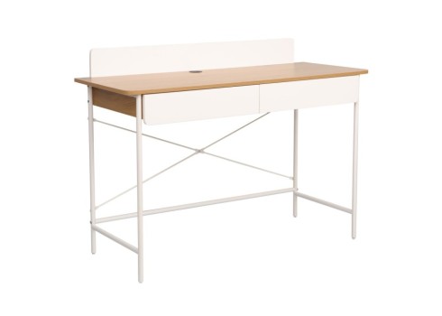 Kirjutuslaud FERDIE 120x48xH88cm, saar-valge