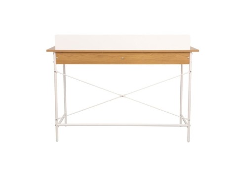 Kirjutuslaud FERDIE 120x48xH88cm, saar-valge