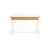 Kirjutuslaud FERDIE 120x48xH88cm, saar-valge