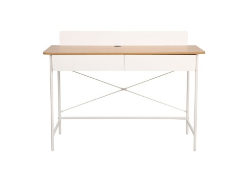 Kirjutuslaud FERDIE 120x48xH88cm, saar-valge