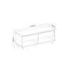 TV laud HERTA 120x40xH48cm