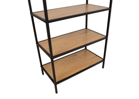 Riiul HEDVIG 63x33xH152cm, saar-must