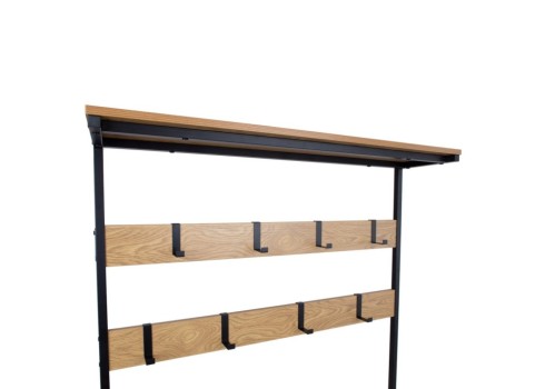 Esikuriiul HEDVIG 100x36xH180cm, saar-must