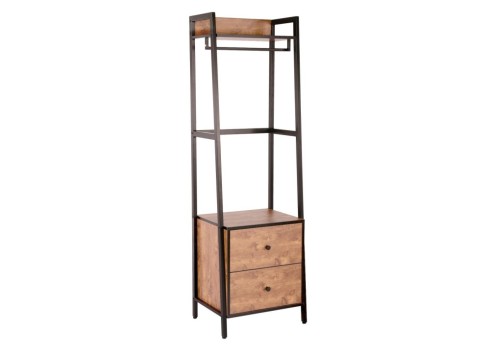 Esikuriiul LAVINIA 52x40xH169cm, saar-must