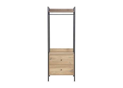 Esikuriiul HANNES 64x40xH180cm, rustik melamiin
