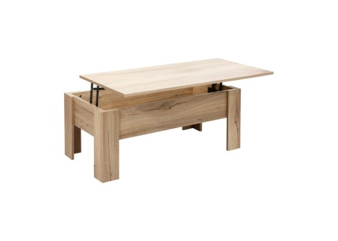 Diivanilaud HANNES 100x50xH42cm, rustik melamiin